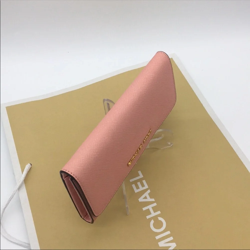 MICHAEL KORS LG TRIFOLD POWDER BLUSH 35S8GTVF7L - Picture 7 of 8